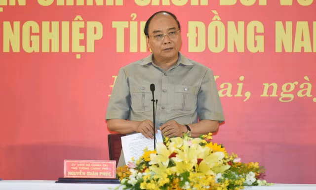 Thủ tướng Nguyễn Xuân Phúc cho biết ông muốn lắng nghe tiếng nói thực sự từ công nhân. - Ảnh: VGP/Quang Hiếu