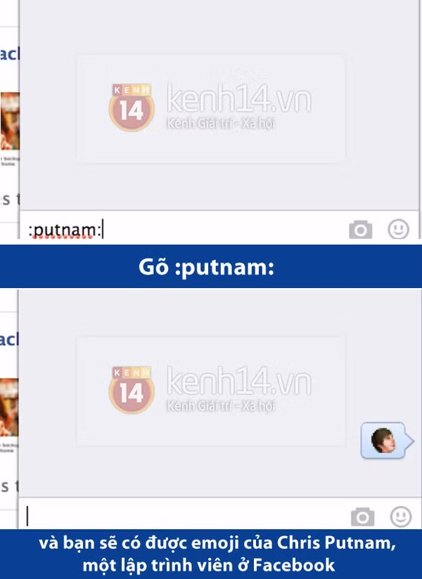Anh chàng Chris Putnam này còn khá nổi tiếng vì việc đã từng hack hàng nghìn tài khoản Facebook chuyển sang giao diện giống hệt MySpace. Bản thân anh ta được mời về Facebook làm việc cũng đến từ sự vụ này. Sau khi Putnam đầu quân cho mạng xã hội lớn nhất hành tinh, emoji mang hình ảnh anh đã được Facebook thiết kế.
