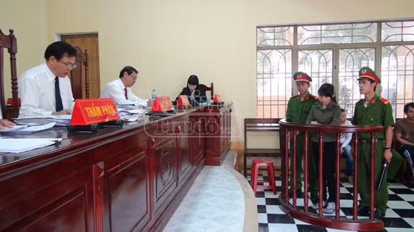 Bị cáo Trương Thị Kiều Phương tại phiên xét xử