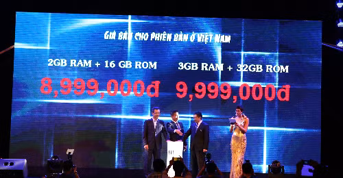 Elife E7 sẽ cạnh tranh với các smartphone cao cấp nhớ mức giá tốt. Ảnh: Huy Đức.