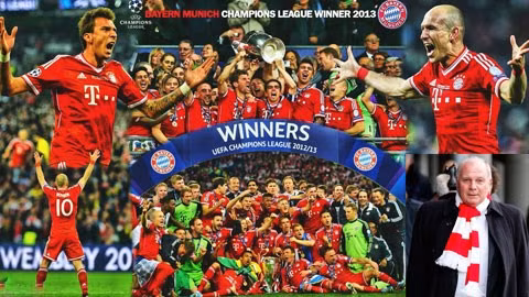 Thành công của Bayern những năm qua mang đậm dấu ấn của chủ tịch Uli Hoeness