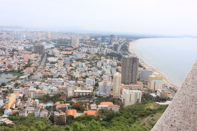 Toàn cảnh đường ven biển Vũng Tàu. Ảnh : K’Dill.