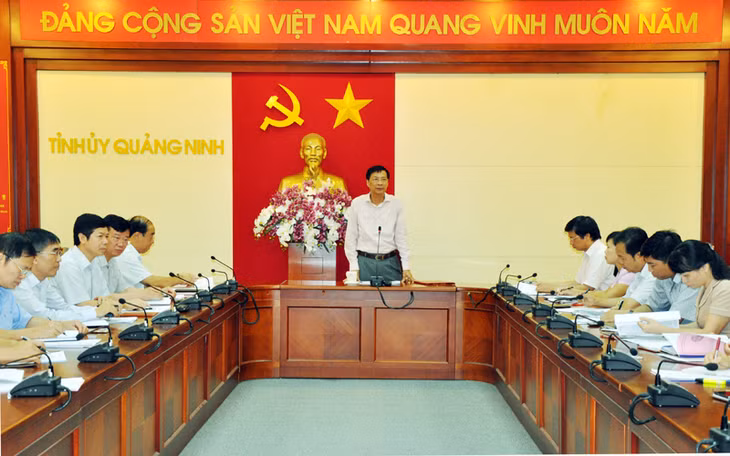 Đồng chí Nguyễn Văn Đọc, Bí thư Tỉnh ủy kết luận buổi làm việc.