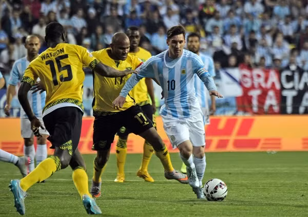 Messi vẫn chưa ghi được bàn nào tại Copa America 2015 - Ảnh: AFP