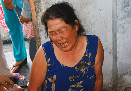 Vợ anh Tương vừa sinh con được một tháng. Ảnh: Đắc Đức.