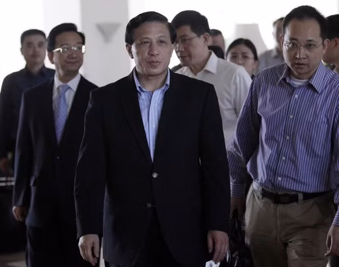 Thứ trưởng Ngoại giao Trung Quốc Trương Nghiệp Toại (giữa). (Nguồn: AP)