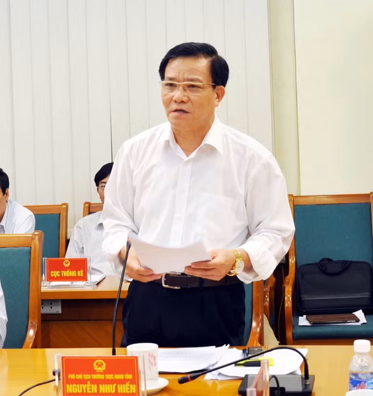 Đồng chí Nguyễn Như Hiền, Phó Chủ tịch HĐND tỉnh phát biểu tại phiên họp.