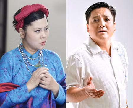 Hai nghệ sĩ Minh Hằng và Chí Trung.