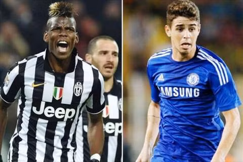  Chelsea dùng Oscar nhử Juventus nhả Pogba