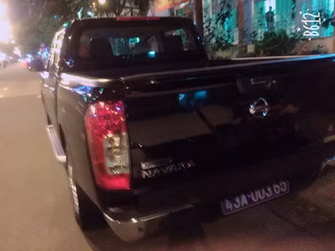 Xe Công an P.Thanh Khê Đông bị trung tá Phương mang đi "hộ tống" cháu khỏi Công an P.An Hải Đông.