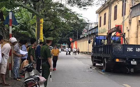 Hiện trường xảy ra vụ việc.