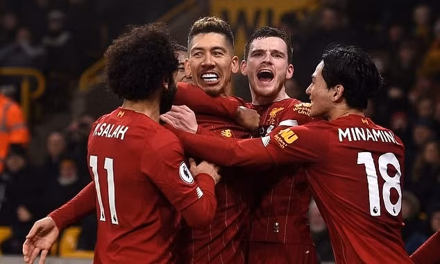 Liverpool chỉ còn cách chức vô địch Ngoại hạng Anh mùa này hai trận thắng. Ảnh: AFP.