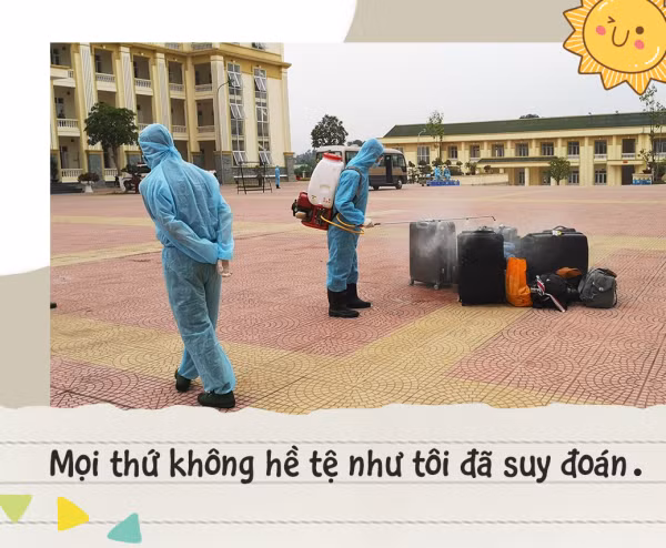 Anh Wheeldon bất ngờ trước không gian ở khu cách ly.