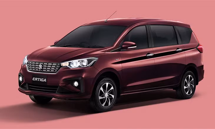 Suzuki Ertiga 2020 giới thiệu màu đỏ mới. Ảnh: Suzuki.