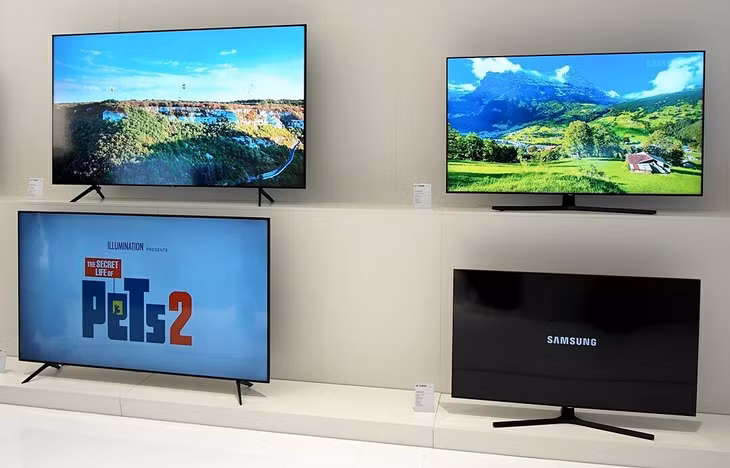 Dòng 4K 2020 của Samsung, TU7000, có giá 42,9 triệu đồng cho bản 75 inch. Ảnh: DDay.
