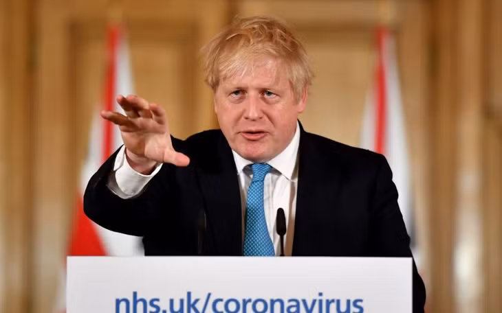 Thủ tướng Anh Boris Johnson. Ảnh: AP