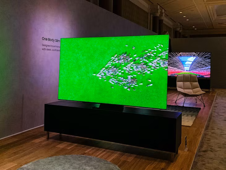 Các dòng TV 4K 2020 bắt đầu xuất hiện ở thị trường Việt Nam. Ảnh: Tuấn Anh