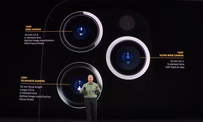 iPhone 11 và iPhone 11 Pro Max chưa hỗ trợ chống rung trên camera siêu rộng. Ảnh: Halide.