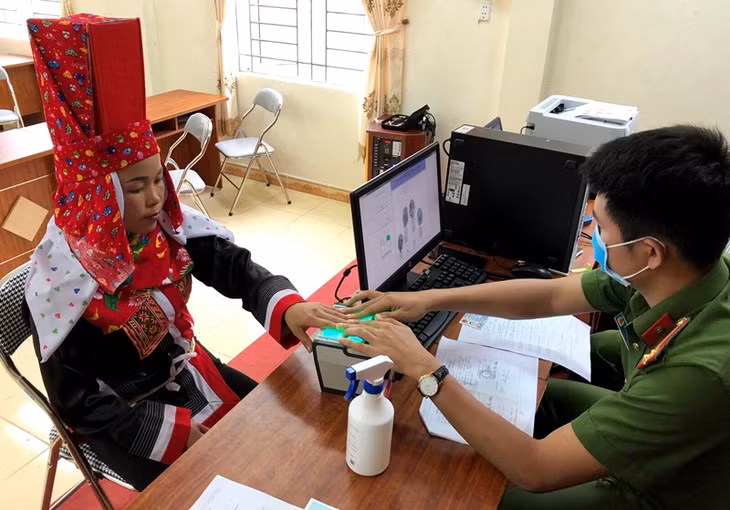 Cấp căn cước công dân lưu động là một trong những nhiệm vụ vẫn được đơn vị thực hiện thường xuyên