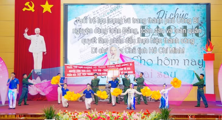 LLVT TP Uông Bí tham gia hội thi “Bác Hồ với Thanh niên - Thanh niên với Bác Hồ” 
