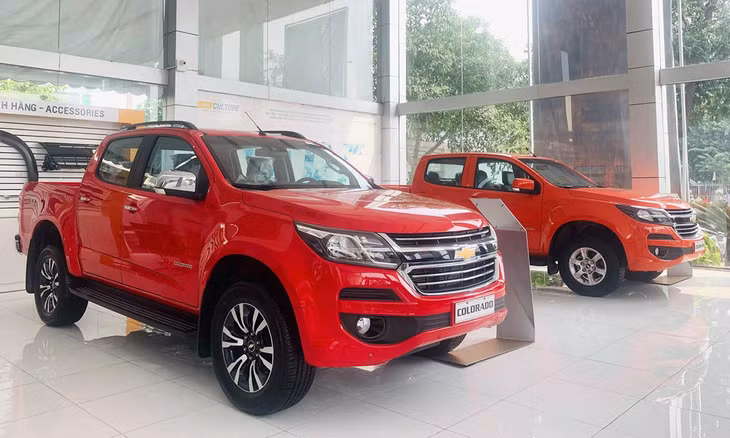 Một mẫu Colorado tại đại lý. Ảnh: Chevrolet An Thái