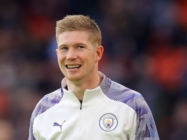  De Bruyne trong màu áo Man City.