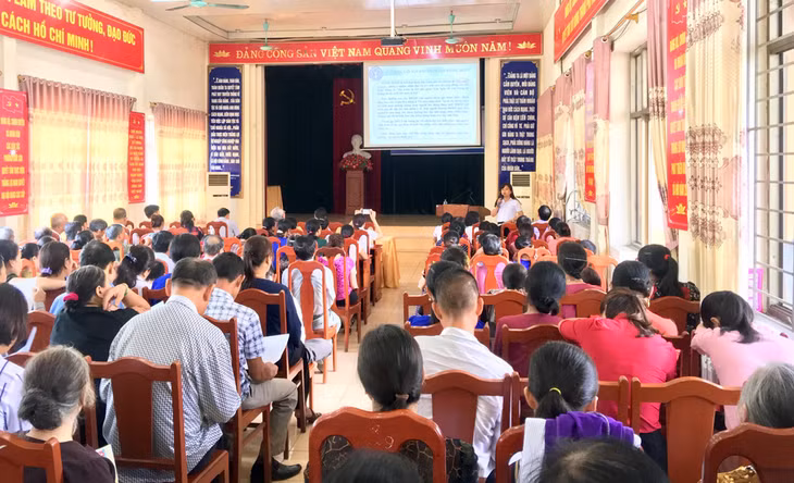 Hội Nông dân TP Cẩm Phả tổ chức Hội nghị tuyên truyền, đối thoại chính sách bảo hiểm xã hội tự nguyện, bảo hiểm y tế hộ gia đình cho cán bộ, hội viên nông dân.