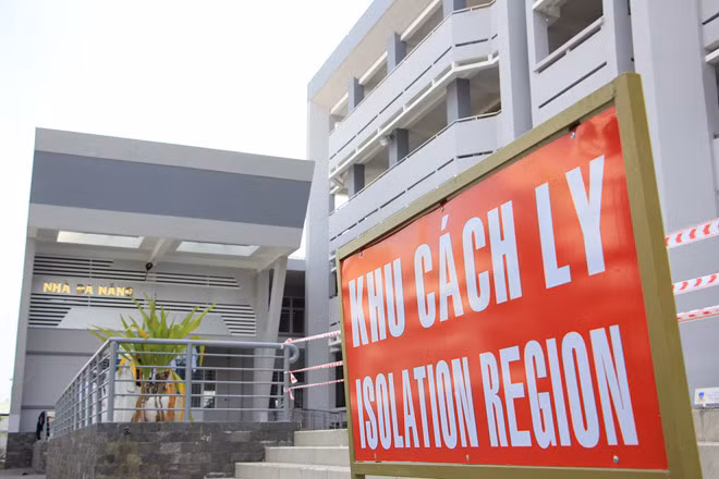 Khu cách ly tập trung ở Q.7, TP.HCM