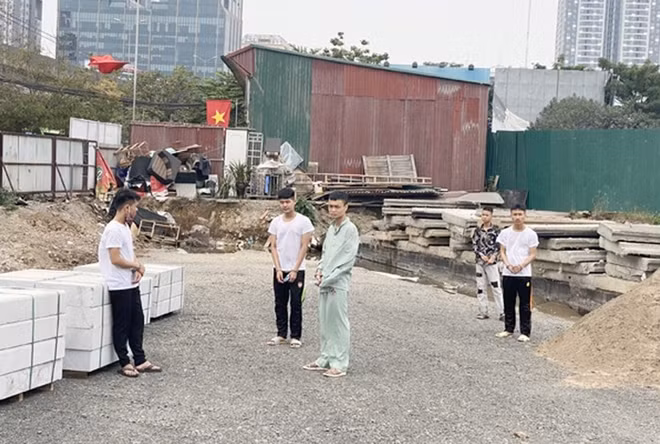 Hiện trường vụ dàn cảnh cướp tài sản của ông Nguyễn Văn Đ.