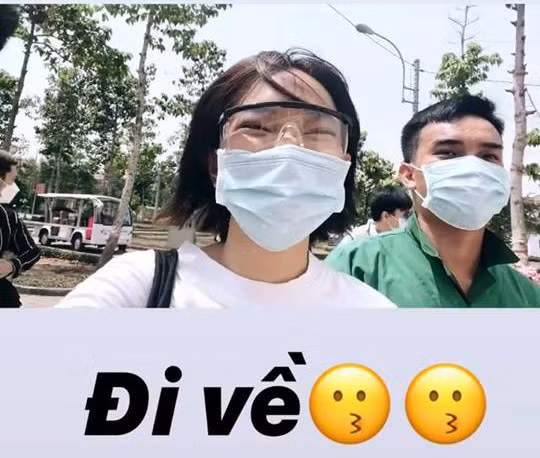 Châu Bùi chính thức kết thúc 14 ngày cách ly tập trung.