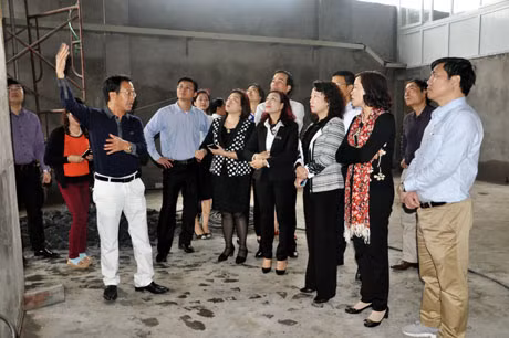 Đoàn công tác tham quan hệ thống hỏa táng tại Công viên Nghĩa trang An lạc