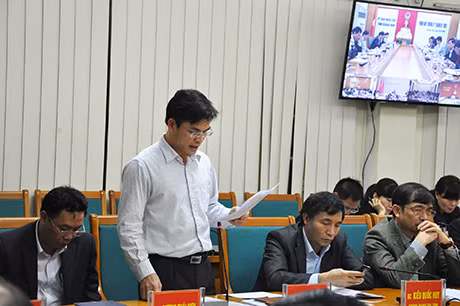 Lãnh đạo Sở VH,TT-DL báo cáo tình hình thực hiện công tác của ngành trong những ngày Tết.