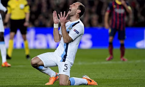 Mùa trước Man City đã gục ngã trước Barca
