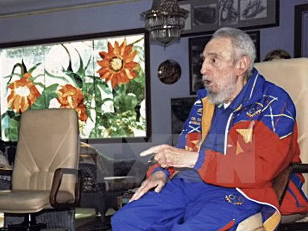 Nhà lãnh đạo Cuba Fidel Castro. (Ảnh: AFP/TTXVN)
