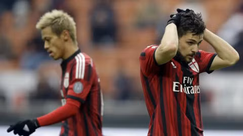 Milan lại nhận kết quả đáng thất vọng