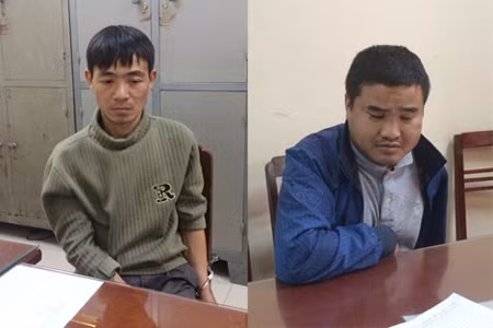 Hai đối tượng vận chuyển ma túy bị bắt giữ.