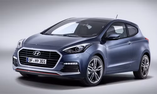 Hyundai i30 Turbo bản 3 cửa.