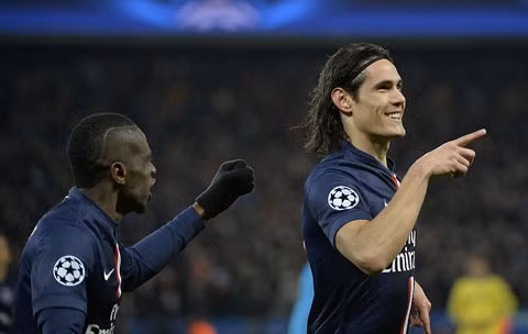 Cavani gỡ hòa cho PSG ngay ở đầu hiệp 2
