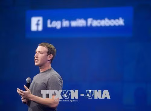 Giám đốc điều hành Facebook Mark Zuckerberg. Ảnh: AFP/TTXVN