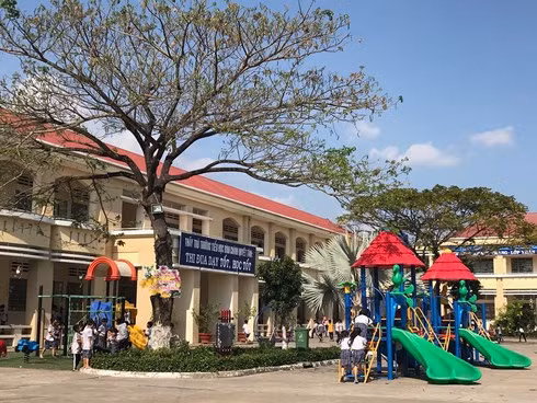 Trường tiểu học Bình Chánh - Ảnh: SƠN LÂM