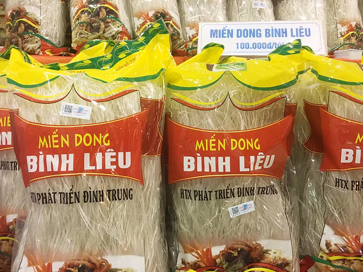 Miến dong Bình Liêu là 1 trong các sản phẩm dự kiến lựa chọn sản phẩm OCOP định hướng cấp quốc gia