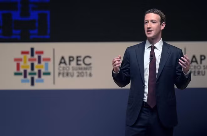 Giám đốc điều hành Facebook Mark Zuckerberg. (Ảnh: AFP/TTXVN)