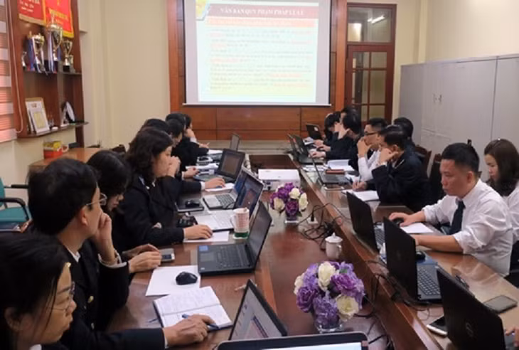 Quang cảnh lớp tập huấn.