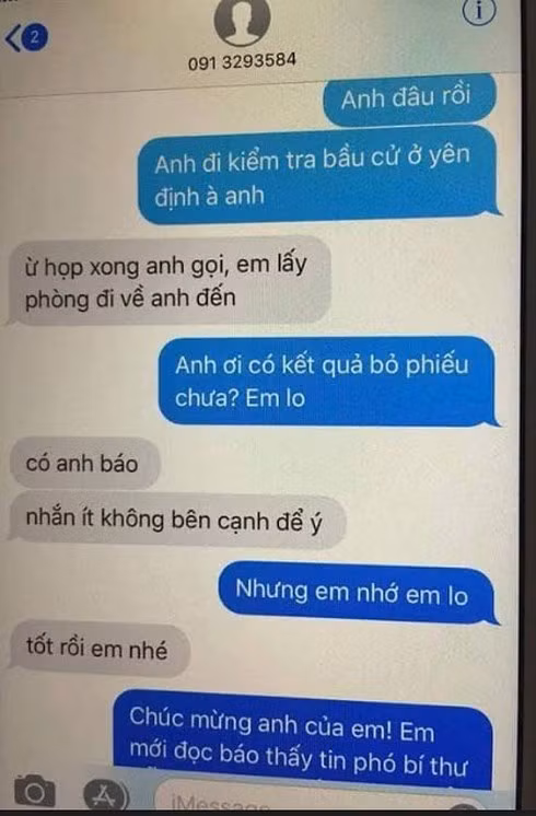 Tin nhắn giả mạo xuất hiện trên mạng.