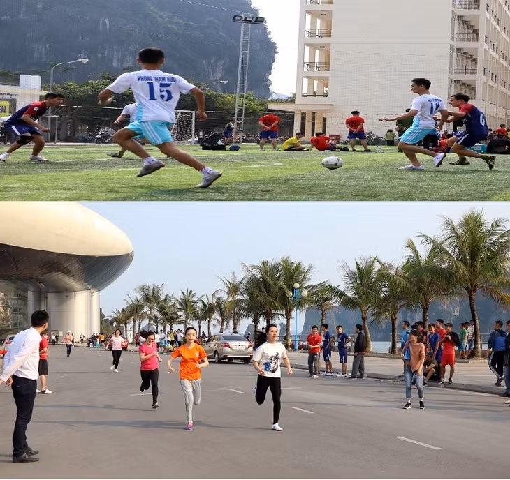 Bóng đá và chạy 400 mét nữ- một trong các nội dung giải thể thao năm 2018 của CS PCCC tỉnh.