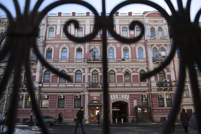 Tổng lãnh sự quán Mỹ tại St.Petersburg. (Nguồn: pbs.org)