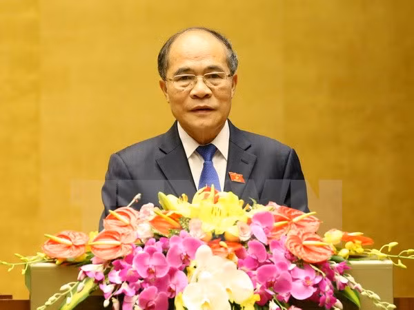 Chủ tịch Quốc hội Nguyễn Sinh Hùng. (Ảnh: Nhan Sáng/TTXVN)