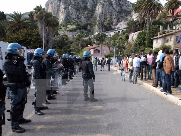 Cảnh sát Italy. (Nguồn: AFP/TTXVN)