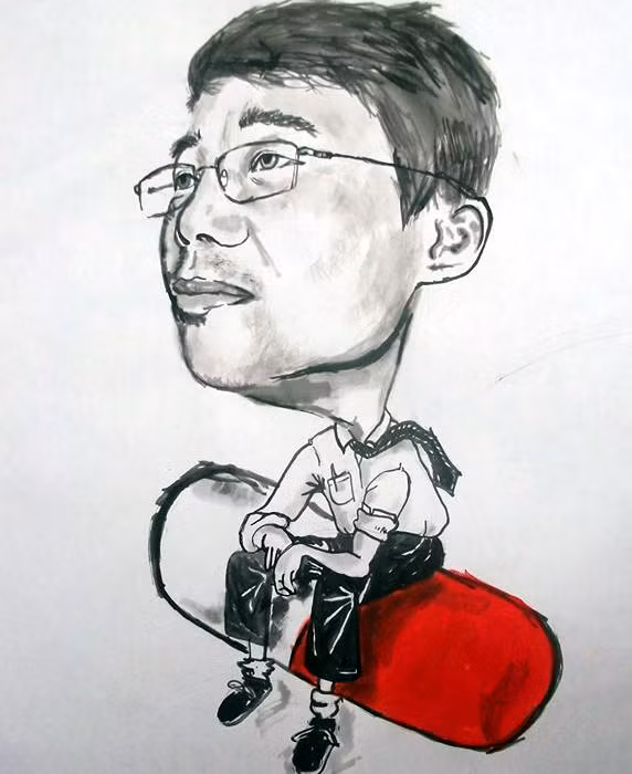 Ký họa Tằng A Tài.