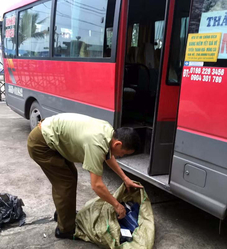 Số thuốc lá bị thu giữ.
